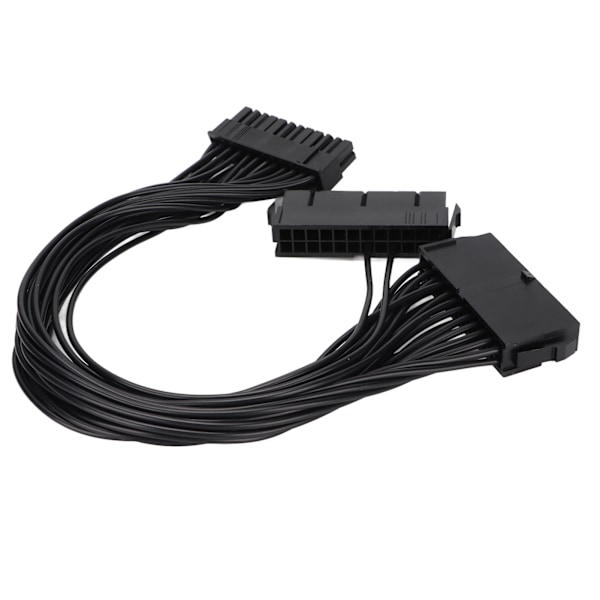 Dual PSU-adapter 24pin slidstærk fint håndværk lille volumen dual strømforsyning adapter