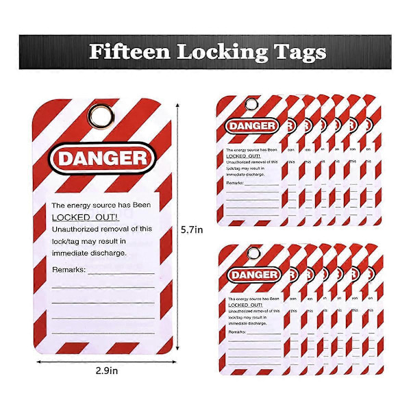 Lockout Tagout Kit, Lock Out Tag Out Kits Elektrisk