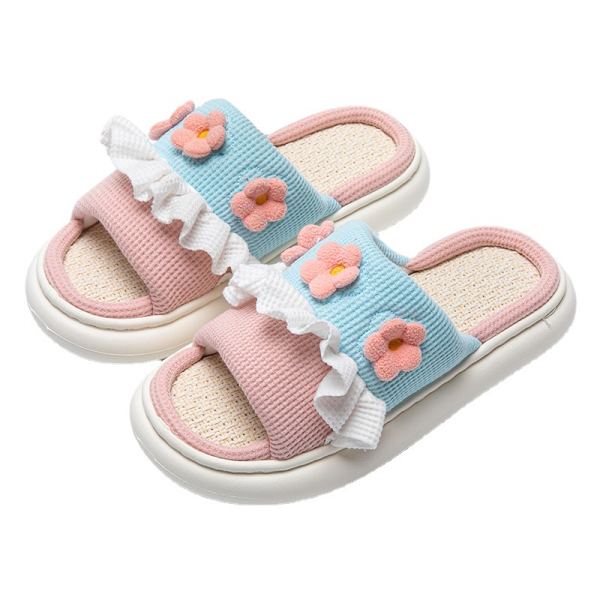 Toffla Bekväm Snabbtorkande Andningsbar halkfri Dam Sandal för Hem Sovrum Rosa 40/41 för 39-40