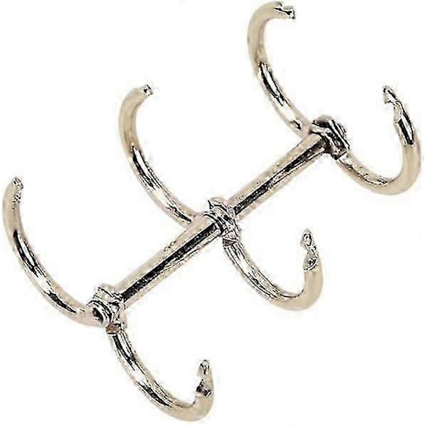 12 stk. Sølv Bogringe, 3 Huller Metal Løsblad Binderinge, Ring Snap Split Hængslet