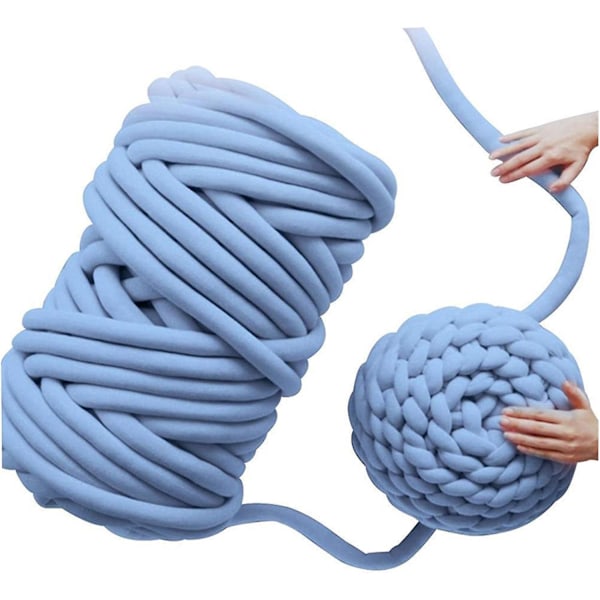 Grovstickat Garn Supertjockt Armstickning ROVING Stickad Filt Grovt Garn Supertjockt Garn för Stickning Virkning Mattor Hattar 500g Grov Handstickning