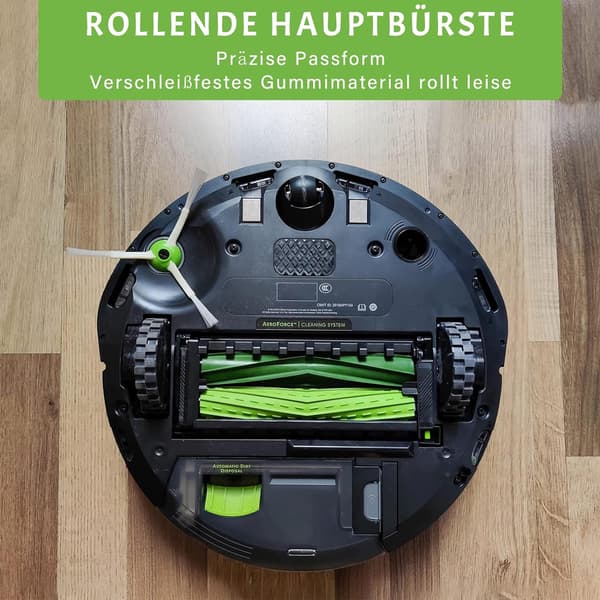 2-pack borstrulle för iRobot Roomba, ersättningstillbehör för iRobot Roomba EI och J-serien E5 E6 i7 i7+ i6