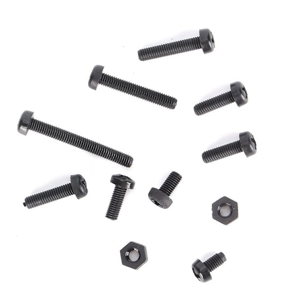 160 kpl muovinen set nylon ristiruuvi kuusiomutterikiinnittimet Hardware Tool M3