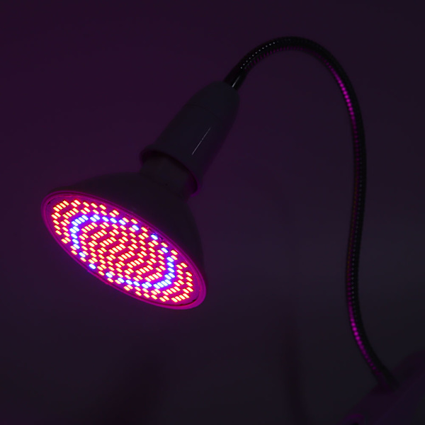 200LED växtlampa enkelhuvud LED-växter växer ljus för trädgård växthus 85V-265V