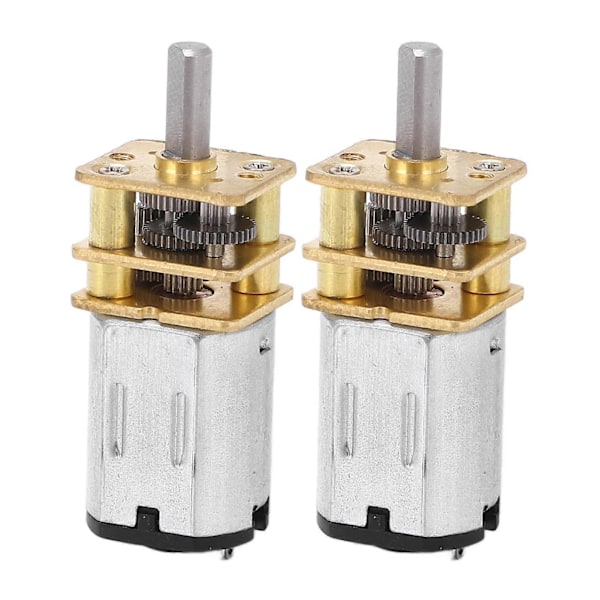 2st Växelmotor DC 6V 200RPM Hastighetsreduktion 3x8 Axel Växelmotor kompatibel med RC Bil Leksak