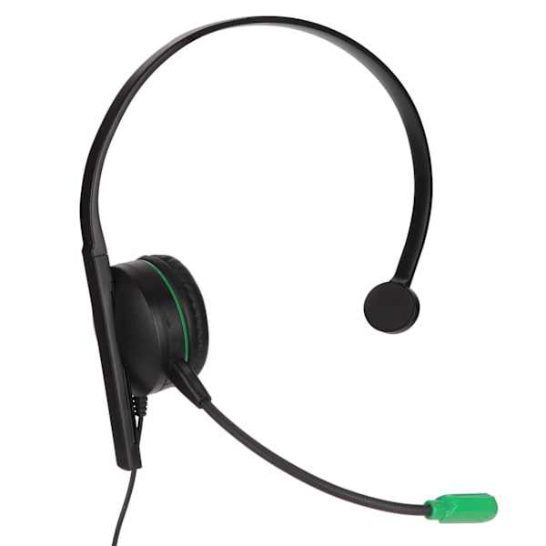 S481 Single Ear Gaming Headset 3,5 mm Stereo Wired One Ear Headset med mikrofon och in Line Control för PS4 för Xbox One