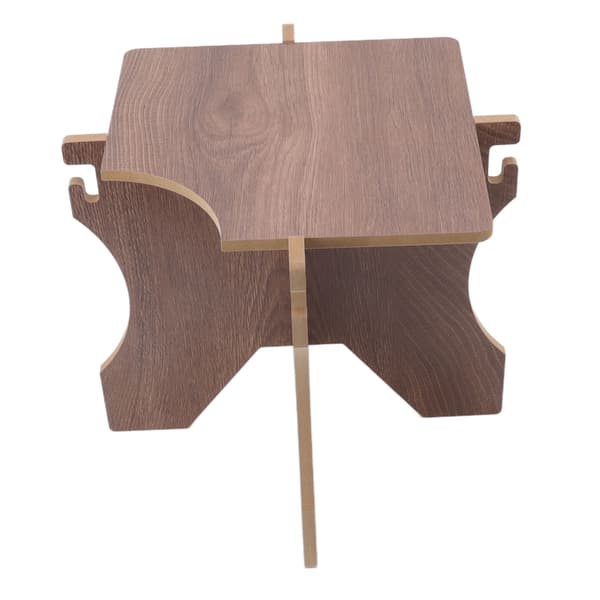 Utomhus Camping Hinkställ MDF Kopphängande Design Hopfällbart Portabelt Förvaringsställ för Vandring Picknickar