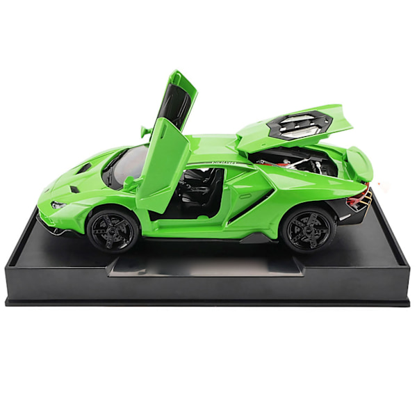 1:32 Scale Alloy Diecast Model Car Alloy Pull Back Toy Car for Children Kids Gift Birthday Green 3224A