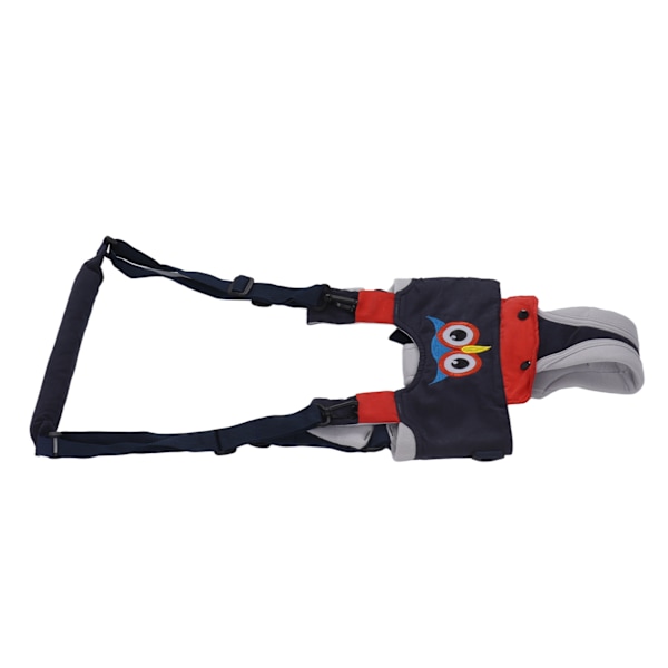 Baby Walking Harnesses Assistant Justerbar Mjuk Andningsbar Tyg Handhållen Toddler Walk Helper Mörkblå