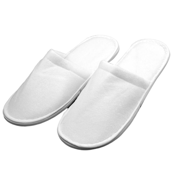 Fleece Tofflor One Time Non Halk Tjocka Spatofflor för Home Hotel Travel Party Guest