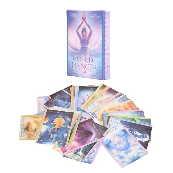 44 Kort Cosmic Dancer Oracle Tarot Engelska Spådom Förutsägelsekort Underhållning Brädspel