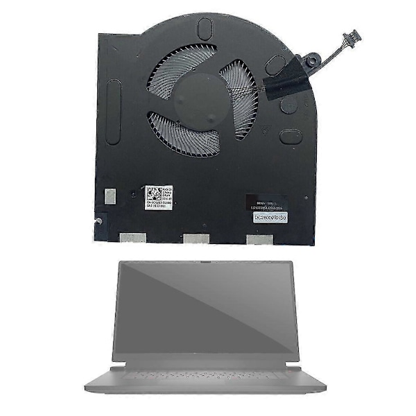 CPU GPU Køleventilator 0cnv63 0h5tyj Til M17 R3 M17 R4 Rtx20 Rtx30 Laptop Køler