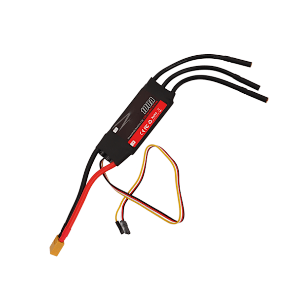 100A RC elektrisk fartskontroller børsteløs motor ESC erstatningsdel for DIY RC fly fastvinget drone