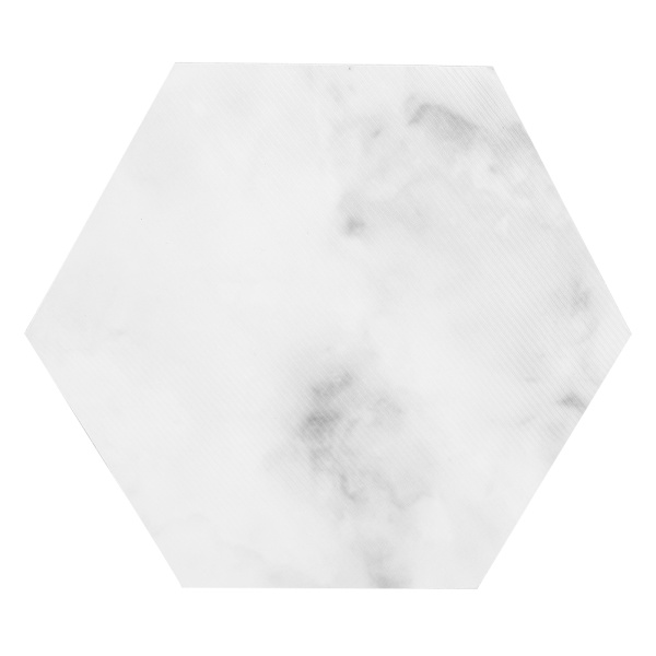 10 st set hexagonala DIY vattentäta halkfria självhäftande golvdekaler dekoration