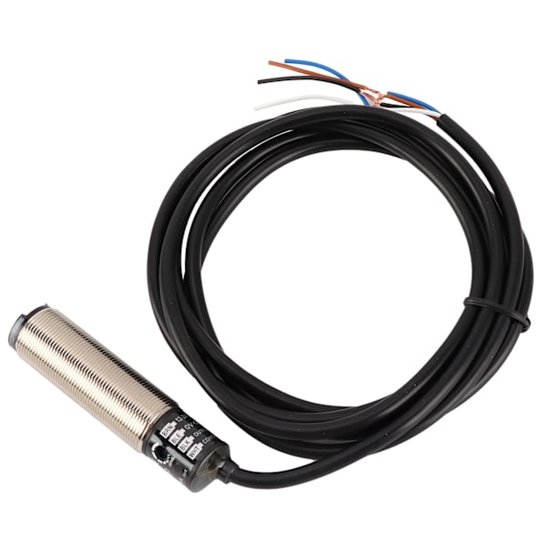 BERM Fotoelektrisk Afbryder Sensor Diffus Reflektion Cylindrisk 4-leder Strømstyring 12-24VDC (BR400DDTP)