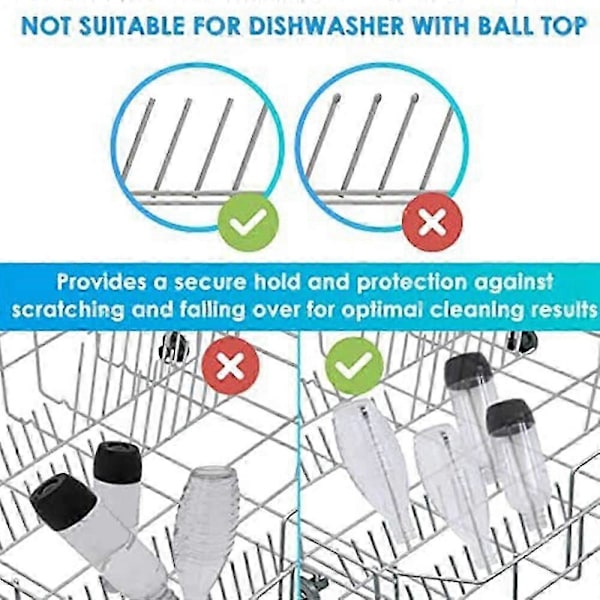 Diskmaskinsinsats kompatibel med SodaStream Crystal Duo Flaskhållare 5ST