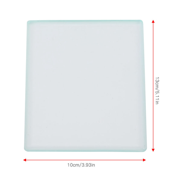 Nahkakäsityötyökalut – kiillotuskarkaistun lasin polttokone (130 x 100 x 8 mm)