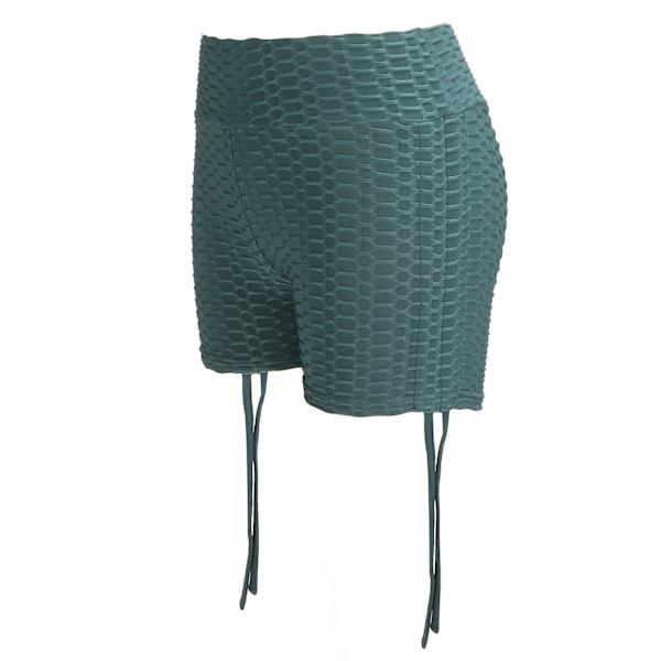 Högmidjade yogashorts för kvinnor, tvättbara, mjuka, elastiska, fitness, höftlyft, träningsshorts för cykling och löpning