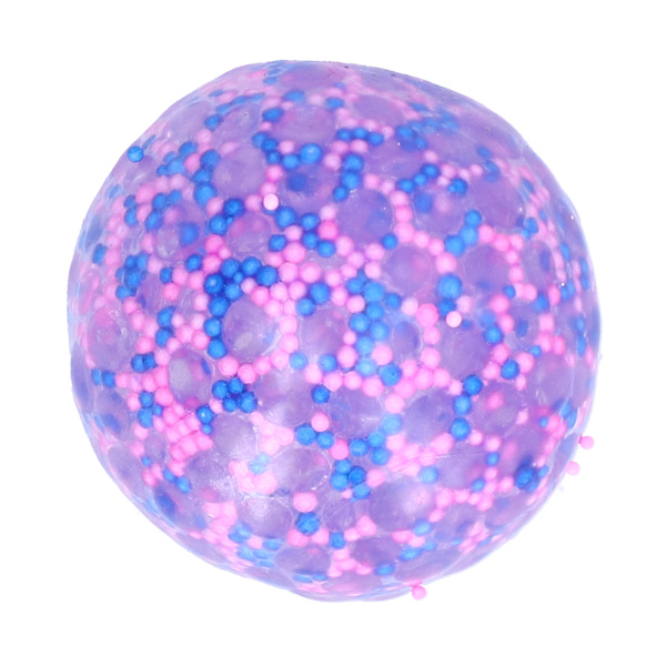 Stressboll för Avkoppling och Stressreducering - Decompressionboll för Barn över 3 År - Lila
