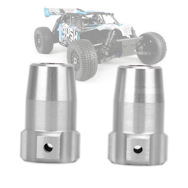 2 STK RC Bil Bakakseladapter Passer for VRX RH1043 Oppgraderingstilbehør (10986S Sølv)