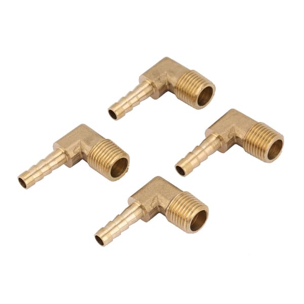 4kpl Messinki Uroskierre Kulmaliitin Letkun Liitin G1/4\" 6mm