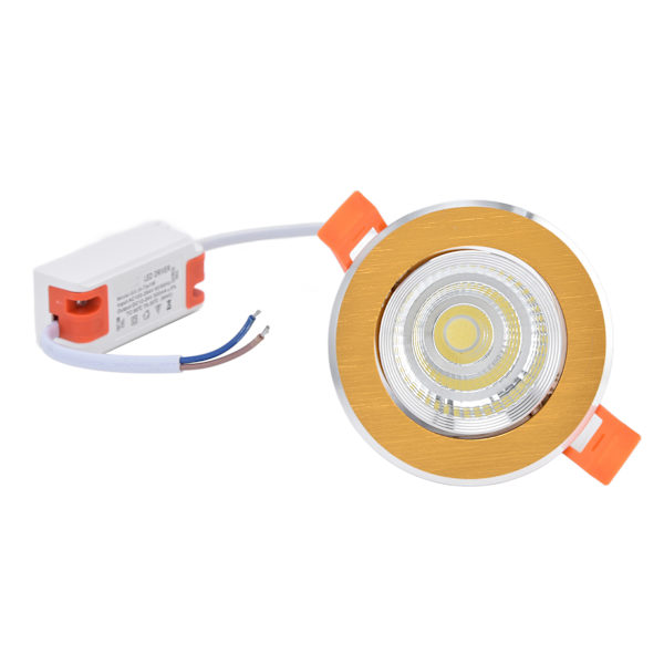 LED-burkbelysning 7W Mjukt ljus Energisparande Säker Stabil Enkel installation Bred applikation LED-infälld belysning