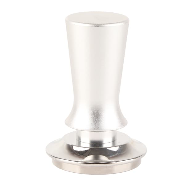 Kaffetamper Kaffepulverpresshammare Rostfritt Stål Konstant Tryck för Kaffetillbehör Silver 53mm
