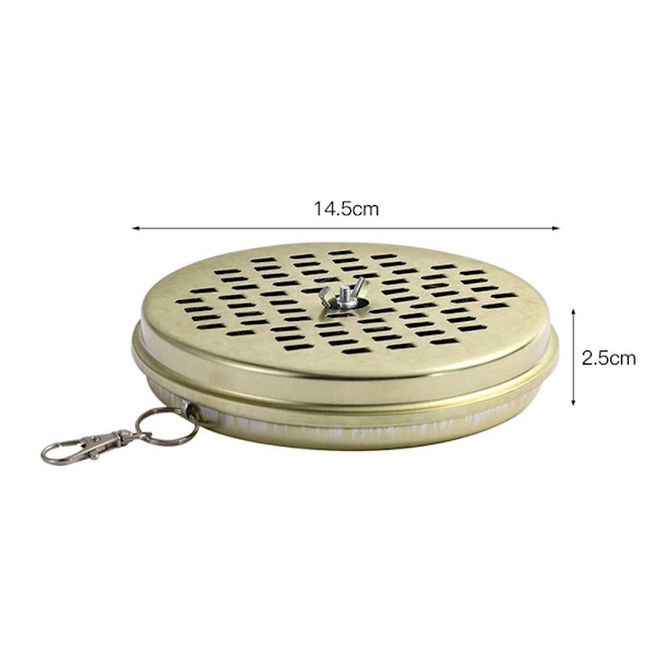 Bærbar Mosquito Coil Holder til udendørs camping og fiskeri