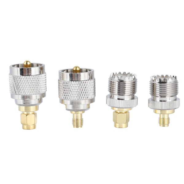 4 sarjan SMA-UHF-sovitin UHF-uros/naaras-SMA-naaras/uros RF-koaksiaalisovittimen liitin