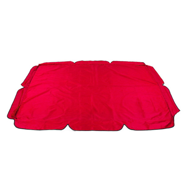 Swing Canopy 600D Silverbelagd Oxfordtyg Vattentät Swing Top Cover för Utomhus Röd