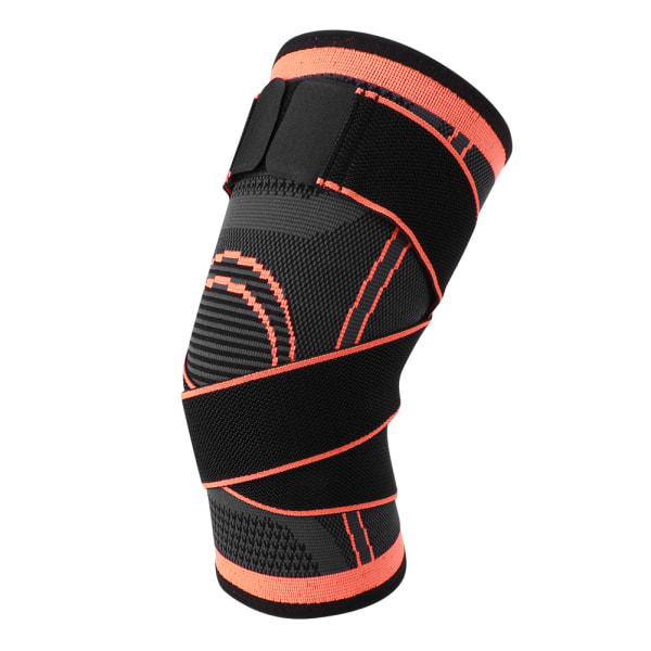 Sportkompression Knäskålstickning Elastiskt stödbandage Antisladd SkyddsutrustningKnäskyddsskydd M
