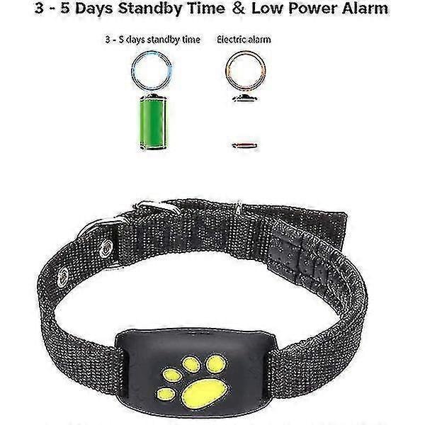 Smart GPS Katte- og Hundehalsbånds Tracker Hmj -GSL Pink