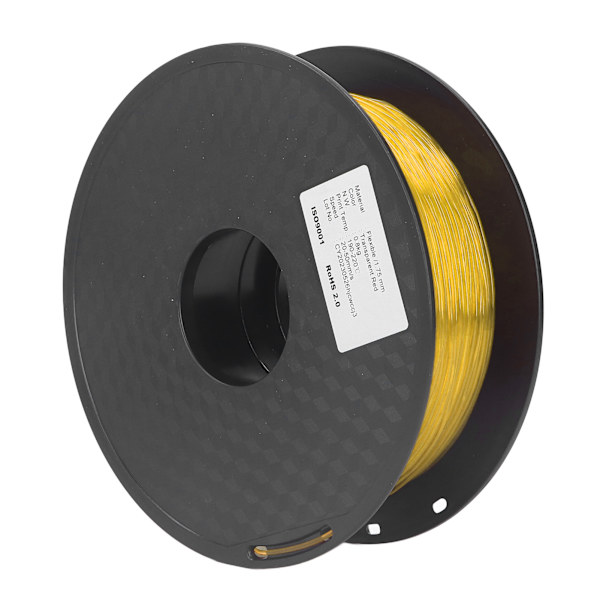 TPU Filament 1,75 mm 1 kg Bundt Stopfri Fleksibel til FDM 3D-printer Forbrugsvarer Klar Gul