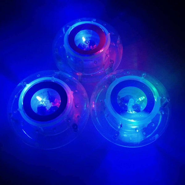 Tilfældig farve baby børn badeværelse LED lys legetøj flyde lampe vandtæt farverige 3 LED badekar lys børn badelegetøj gave