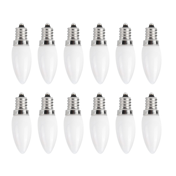10 st E12 LED-ljuskällor 1,5 W AC 230 V för hem, bil, skåp, hotellbelysning