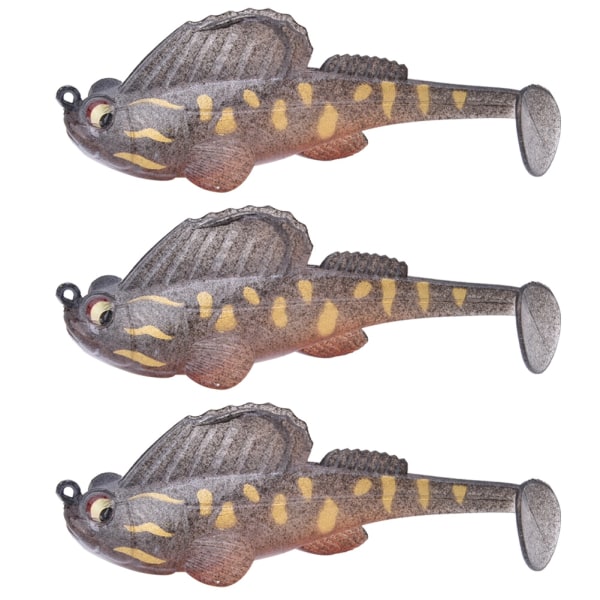 3 st Fat Head artificiellt bete Simbaits Fiskedrag Set Fiskredskap Tillbehör004