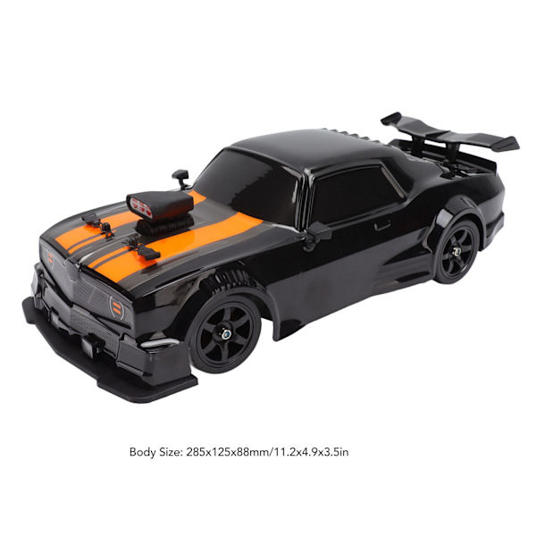 16A04 1/16 RC Drift Car Simulerad 4 Wheel Drive med LED-ljus RC Car Leksak för över 6 underhållning