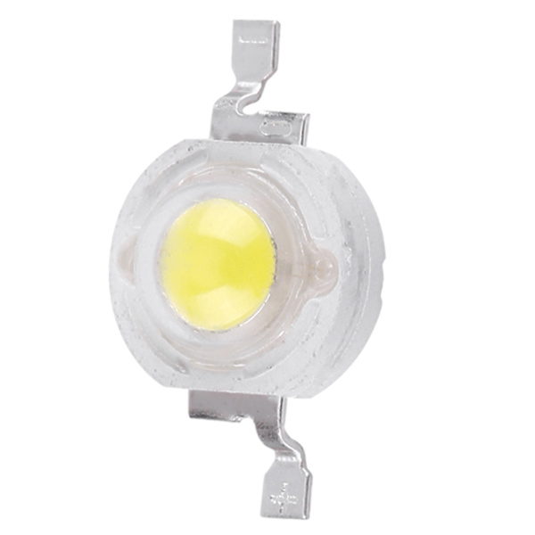 50 kpl SMD 1W LED-lamppujen polttimohelmiä kotiin valonheittimen kohdevalaisimiin Power kylmä valkoinen