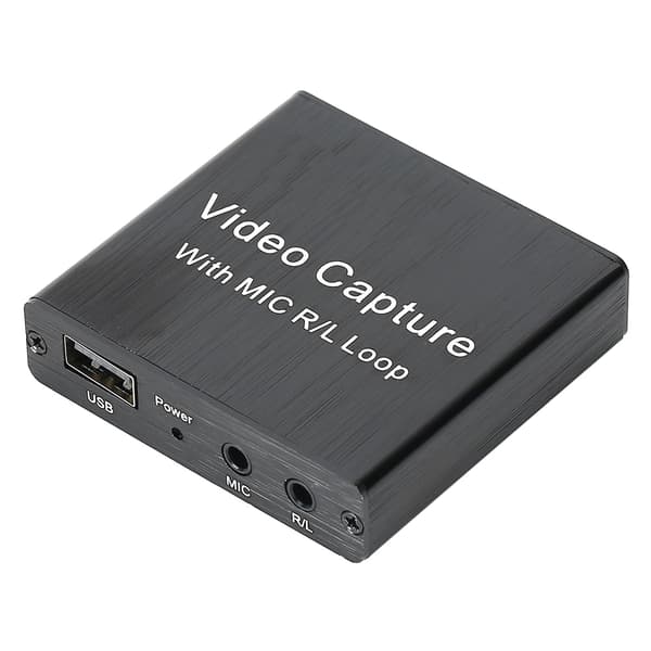 HDMI High Definition USB Video Capture Card Spel Live Mikrofon för OBS Inspelningsbox 4K