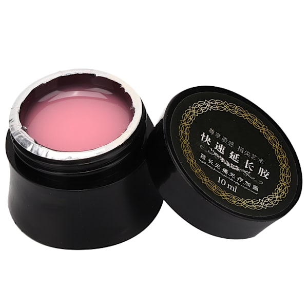 10ml Resin Nails Extended Gel Quick Extension Smertefri UV Builder Nail Art Manicure Tool Pink