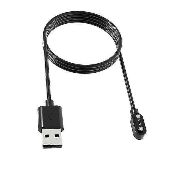 Universal Magnetic USB Charging Cable for Smartwatch Fast Charging black