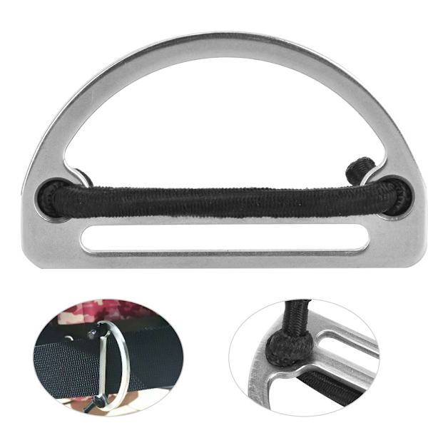 316 Rustfrit Stål D-ring Bæltespænde Webbing Strop Holder Dykker Tilbehør SSA RK06D(SSA RK06D )