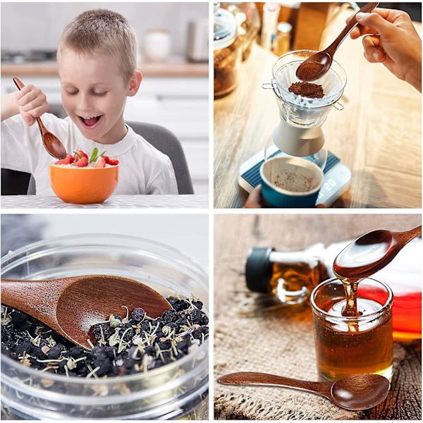 Ekologisk träkaffeskedset (3 delar)