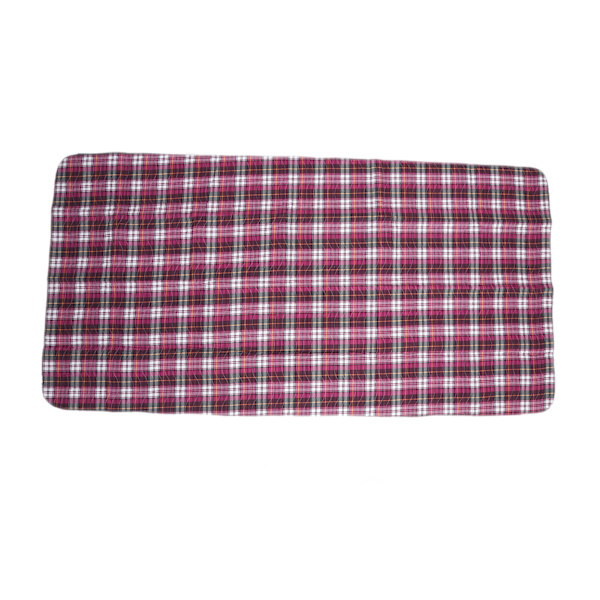 Inkontinensunderlägg Lila Pläd Tvättbart Återanvändbart Sjukhusunderlägg med kraftig absorption för hemsjukhus inomhus 35.43x70.87in