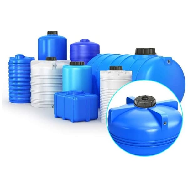 S60x6-hætte til 1000 liters tank, 1 tomme