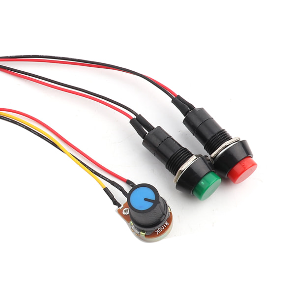 Motorpumpehastighetskontroller PWM-regulator reverseringsbryter Høykvalitets DC6V 9V 12V 24V 3A