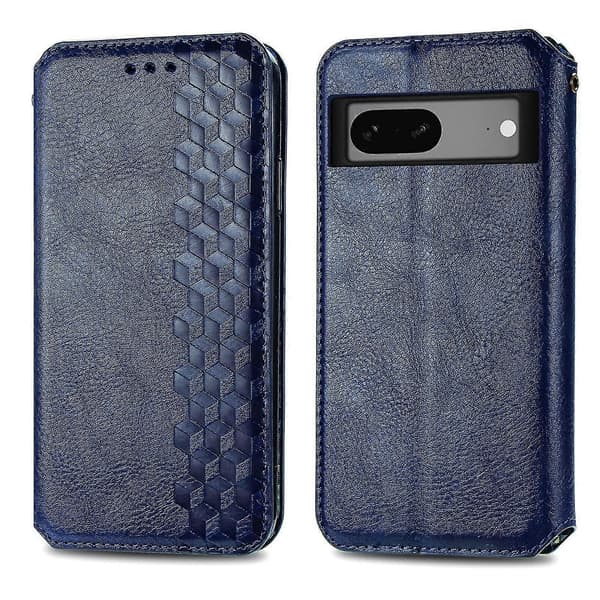 Fodral för Google Pixel 7a Flip Plånbok Flip Magnetiskt Skyddsfodral Plånbok Kompatibel med Google Pixel 7a Fodral Blue
