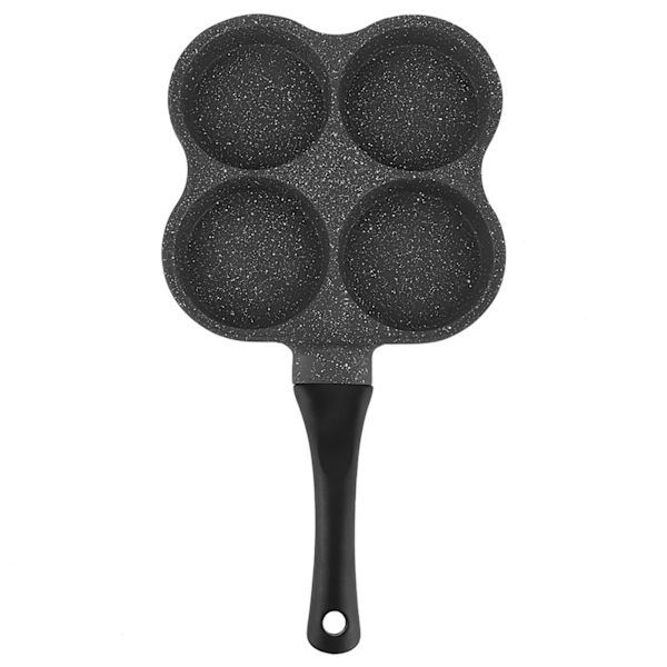 NonStick Aluminium 4-huls pandekage omelet æg pande stegegryde morgenmad maker køkkenredskab