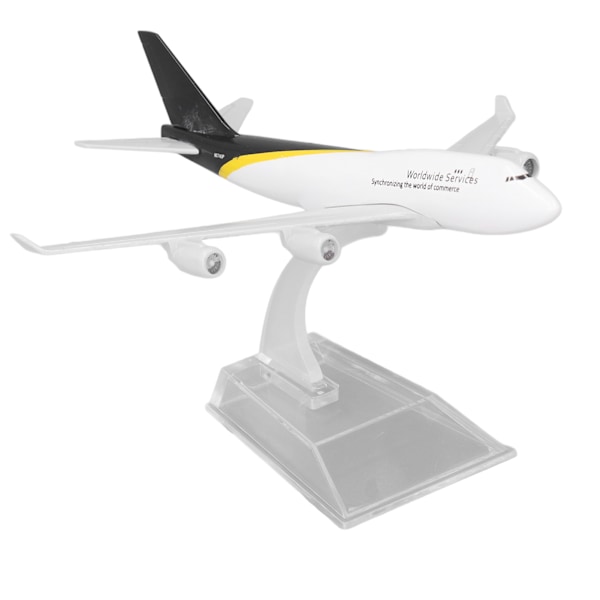 Legeringsflymodel med stativ Simuleret flymodel Transportflymodel til modelflysamlere og luftfartsentusiaster
