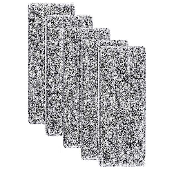 Mikrofiber tvättbara mopphuvudpåfyllningar - Superabsorberande rengöringsdynor (5 st)